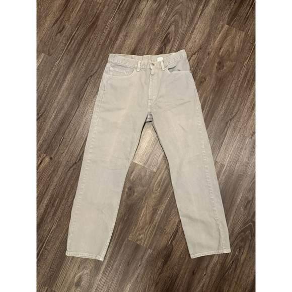 Vintage 1990s Levi's Men’s 505 Regular Fit Jeans W34 L30 Light Wash Gray​ - Picture 1 of 10